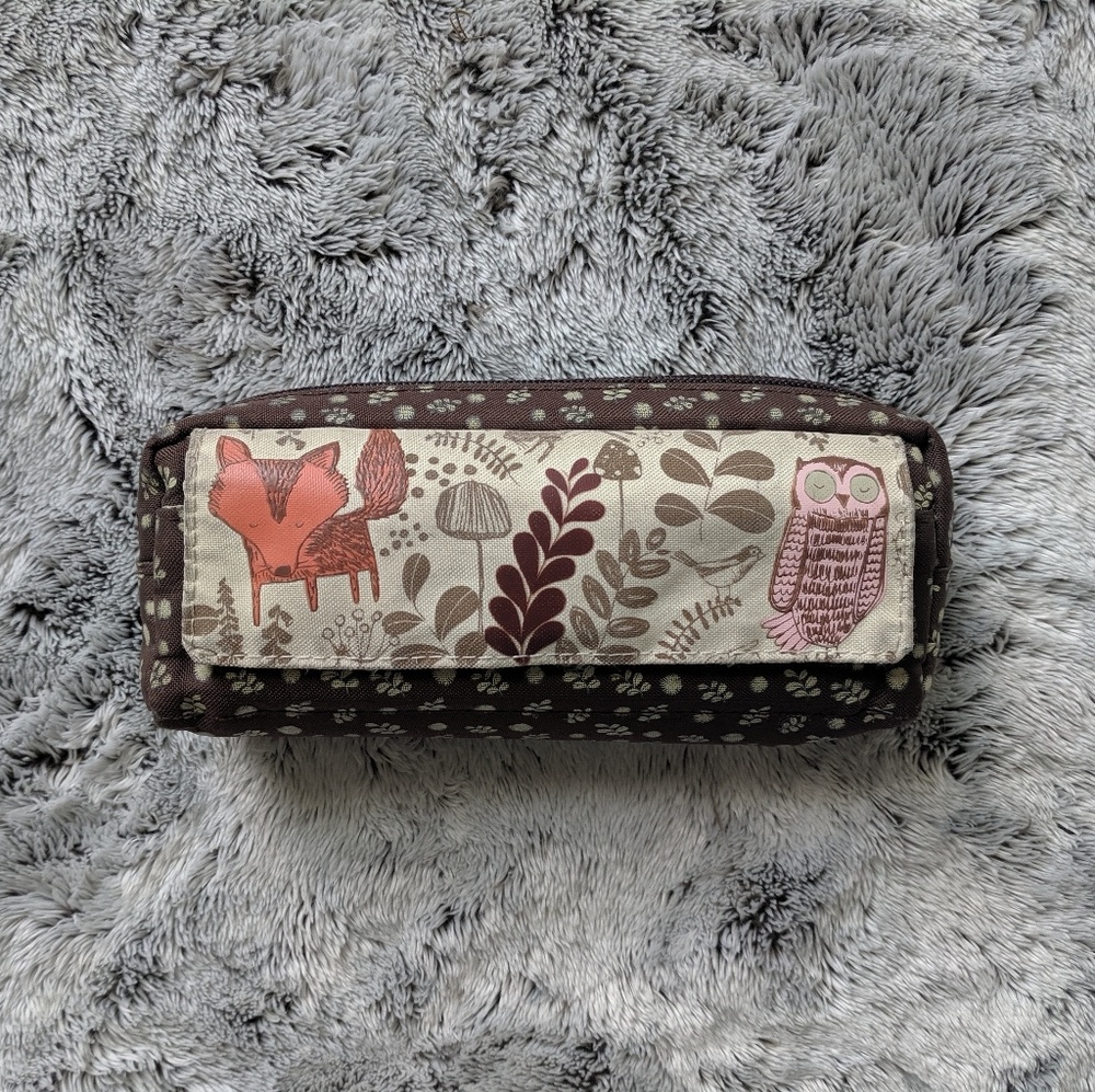 forest animals pencil bag